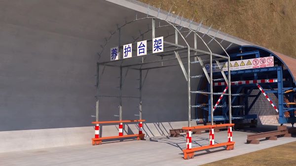 阿拉善右旗隧道施工动画制作公司 - 隧道施工工艺和施工方法 - 隧道施工汇报动画视频 - bim 工程施工动画